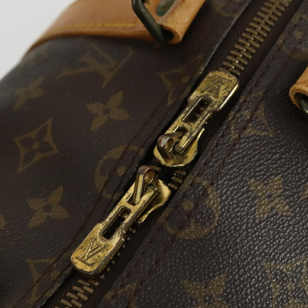 Louis Vuitton Keepall Bag Monogram Canvas Brown Canvas Travel Bag Bag (Pre-Owned)