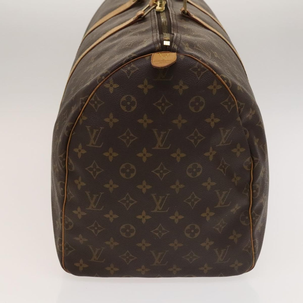 Louis Vuitton Keepall Bag Monogram Canvas Brown Canvas Travel Bag Bag (Pre-Owned)