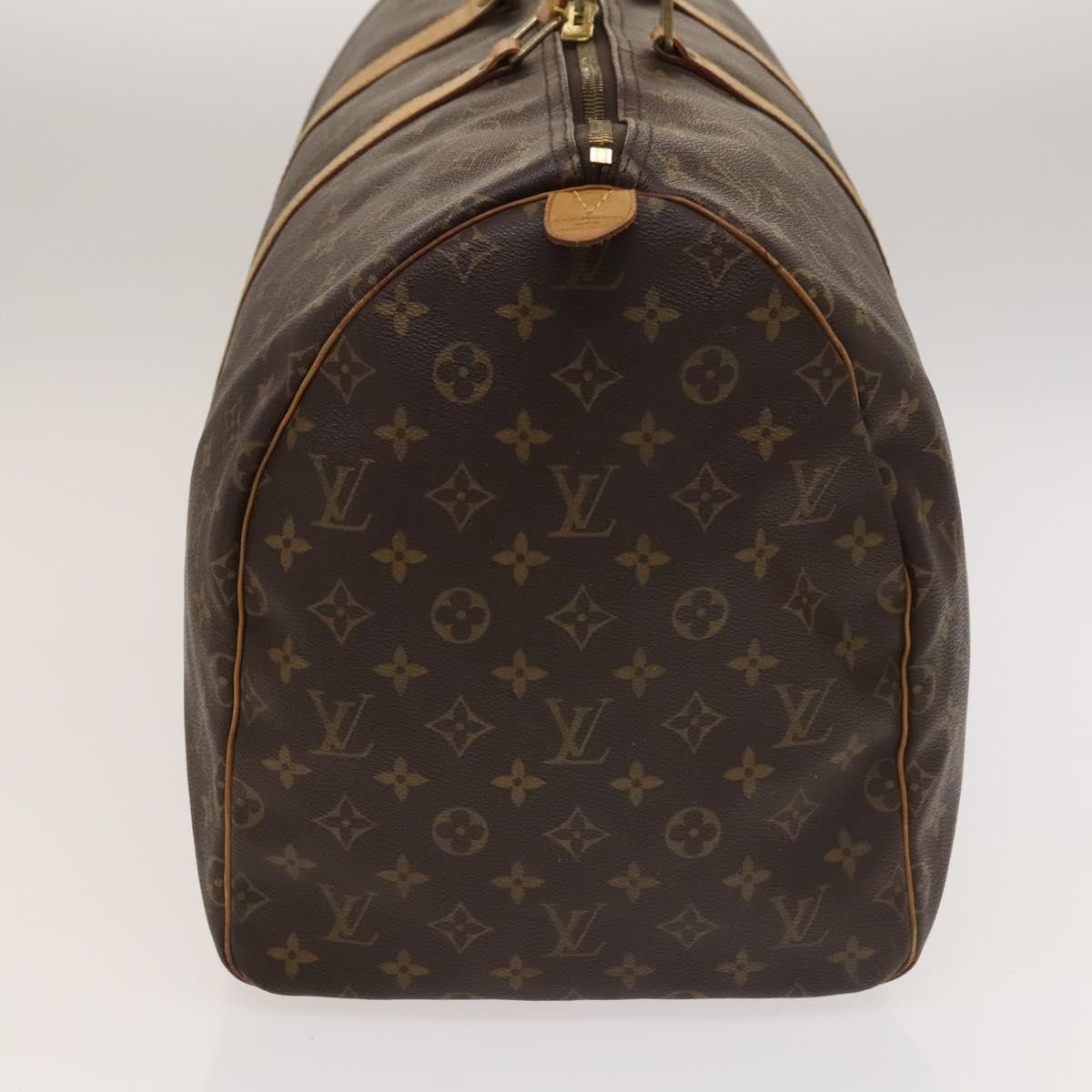 Louis Vuitton Keepall Bag Monogram Canvas Brown Canvas Travel Bag Bag (Pre-Owned)