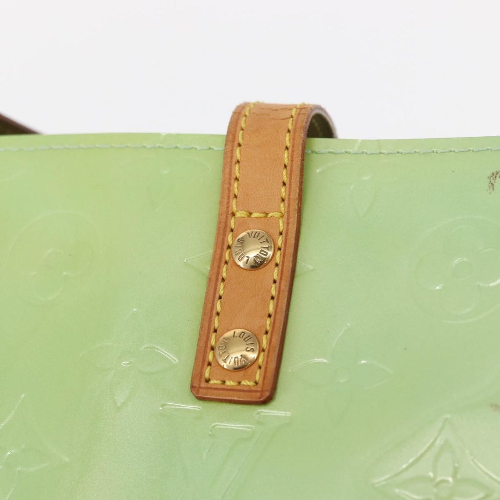 Louis Vuitton Reade Handbag Monogram Vernis Green Patent_Leather Tote Bag Bag (Pre-Owned)