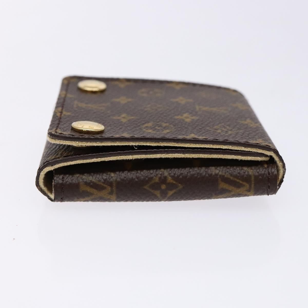 Louis Vuitton Case Jewelry Box Canvas Brown Canvas Wallets Accessory (Pre-Owned)