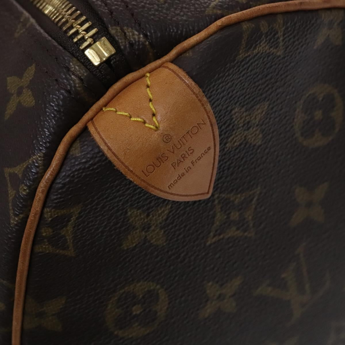 Louis Vuitton Keepall Bag Monogram Canvas Brown Canvas Travel Bag Bag (Pre-Owned)