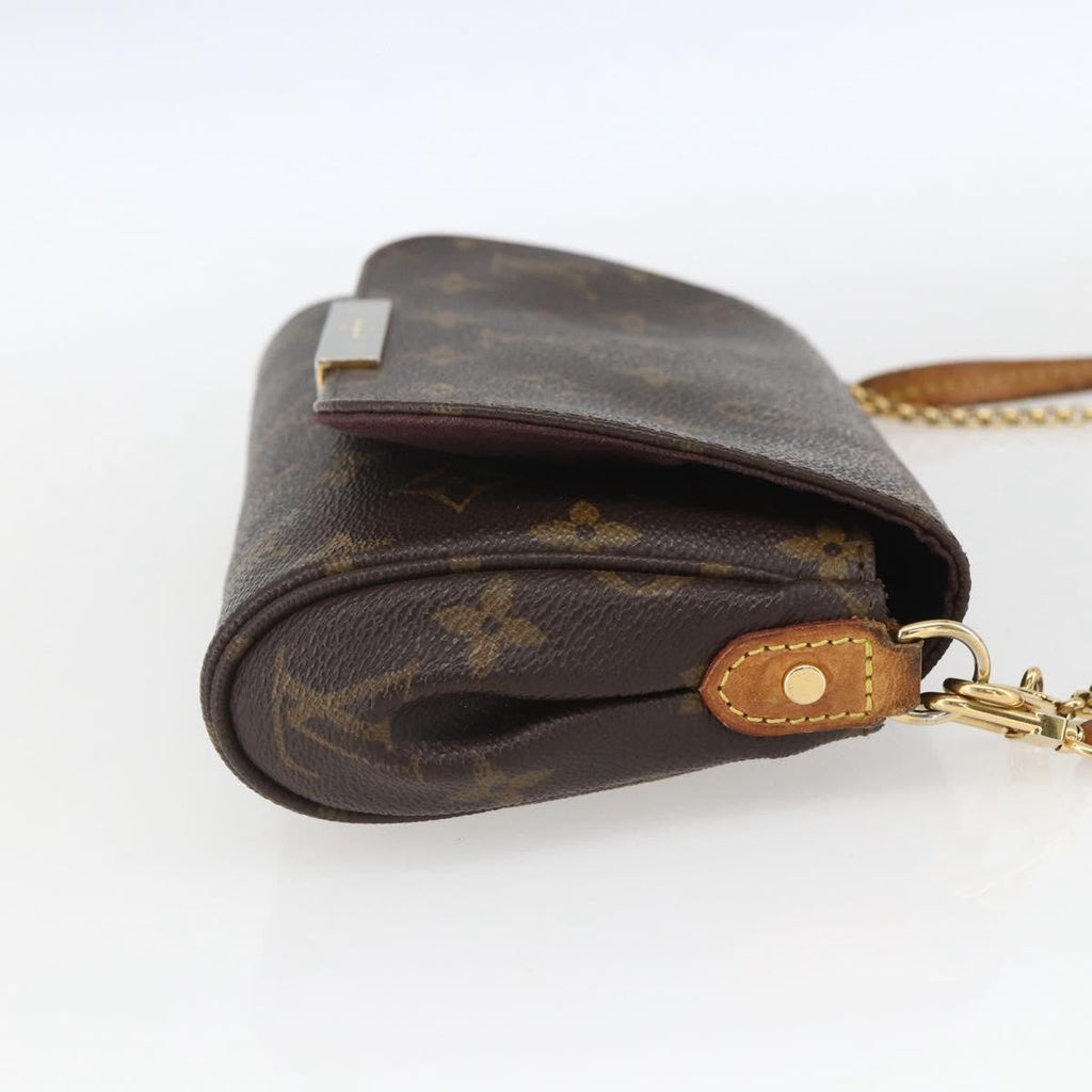 Louis Vuitton Favorite Handbag Monogram Canvas Brown Canvas Shoulder Bag Bag (Pre-Owned)