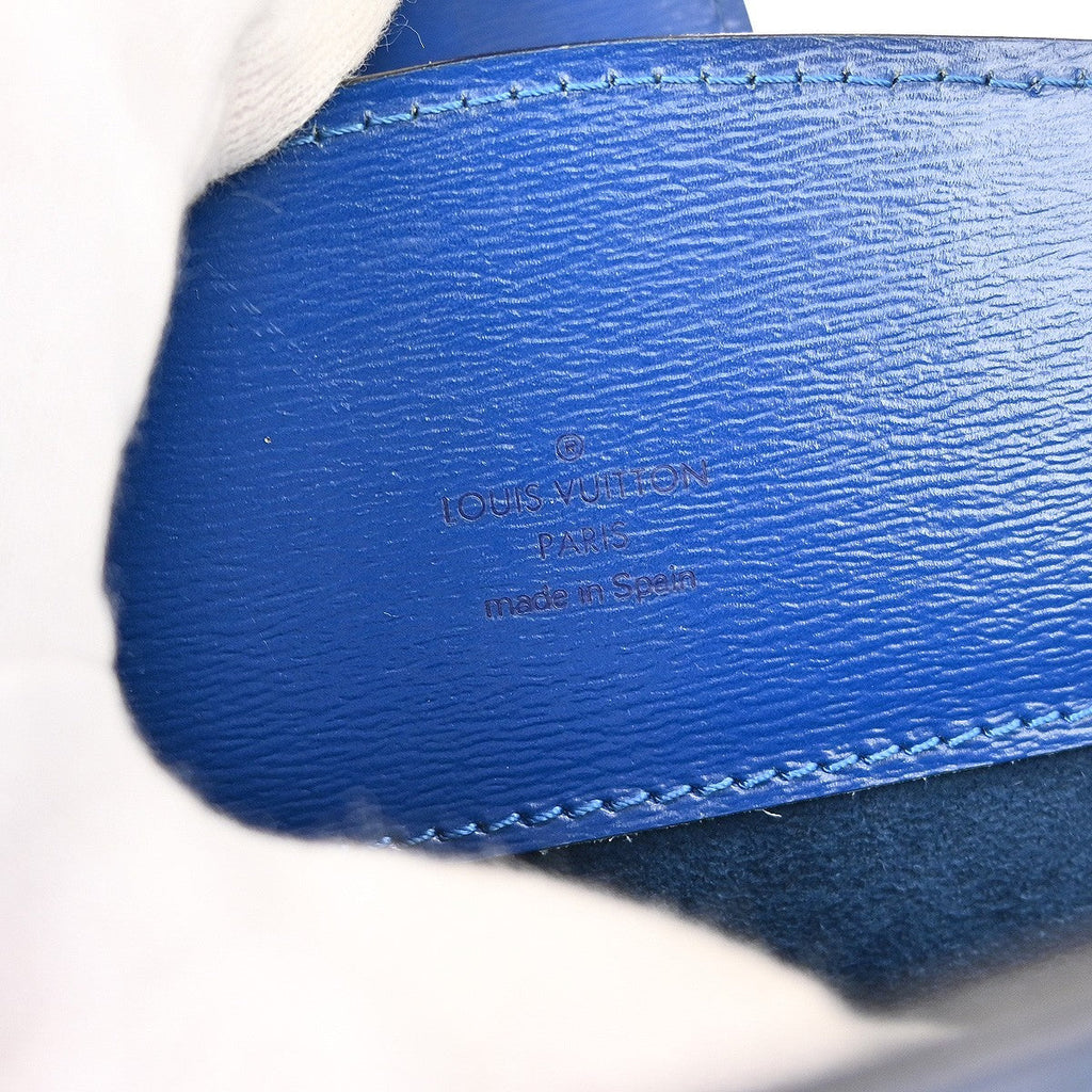 Louis Vuitton Cluny Shoulder Bag Epi Leather Blue Leather Shoulder Bag Bag (Pre-Owned)