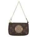 Louis Vuitton Pochette Accessoires Limited Edition Monogram Trunk Brown Canvas Clutche & Pouche Bag (Pre-Owned)