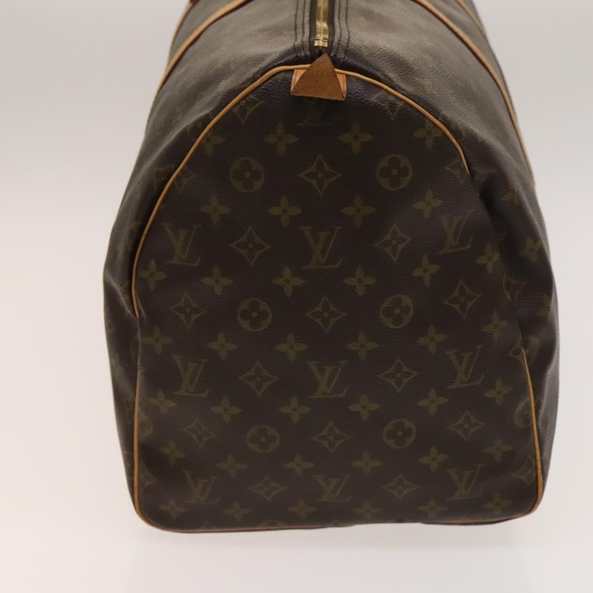 Louis Vuitton Keepall Bag Monogram Canvas Brown Canvas Travel Bag Bag (Pre-Owned)