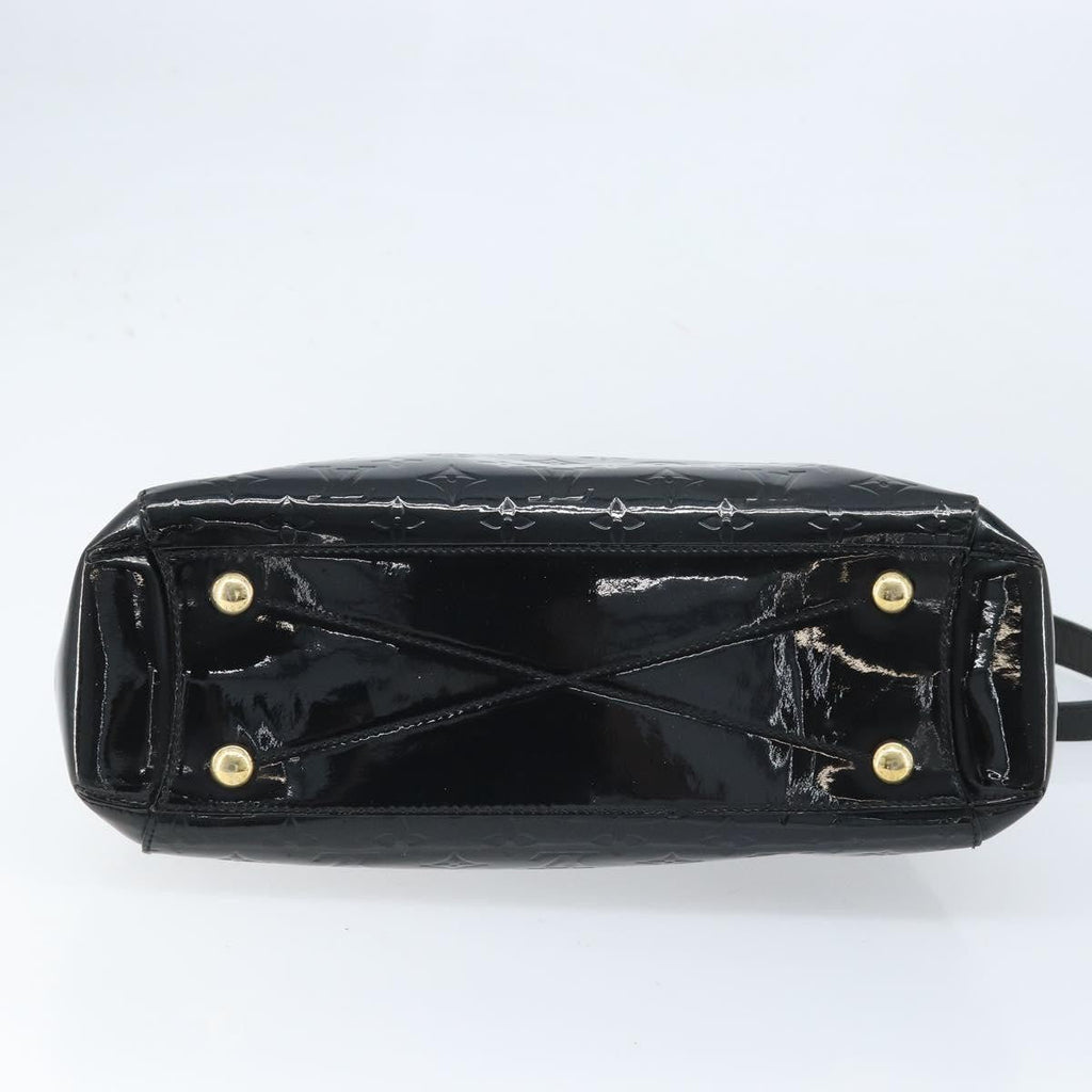 Louis Vuitton Montaigne Handbag Monogram Vernis Black Patent_Leather Handbag (Pre-Owned)
