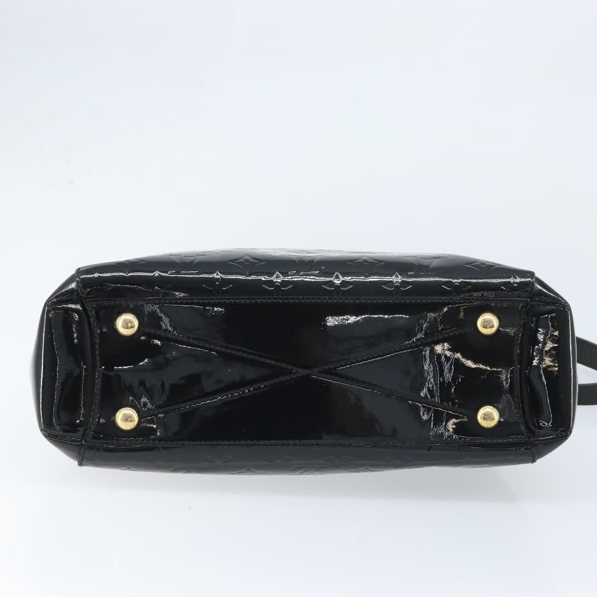Louis Vuitton Montaigne Handbag Monogram Vernis Black Patent_Leather Handbag (Pre-Owned)