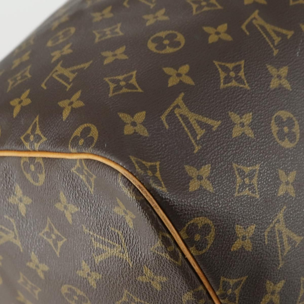 Louis Vuitton Keepall Bag Monogram Canvas Brown Canvas Travel Bag Bag (Pre-Owned)