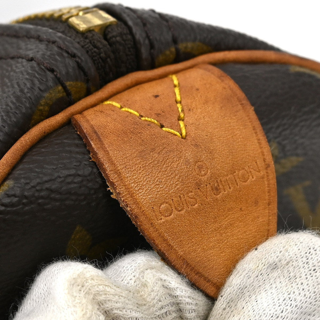 Louis Vuitton Keepall Bag Monogram Canvas Brown Canvas Travel Bag Bag (Pre-Owned)