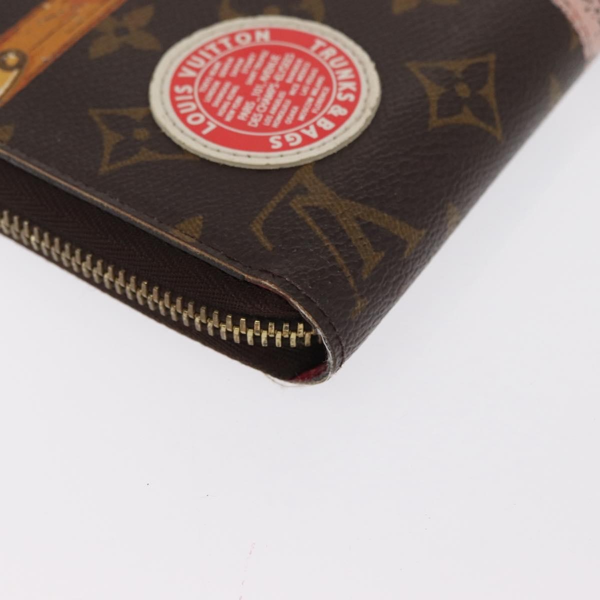Louis Vuitton Zippy Wallet Canvas Brown Canvas Wallets Accessory (Pre-Owned)