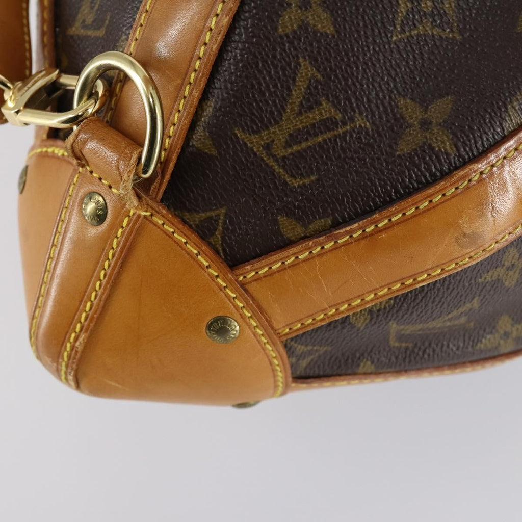 Louis Vuitton Romeo Gigli Handbag Monogram Canvas Brown Canvas Shoulder Bag Bag (Pre-Owned)