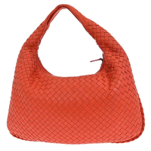 Bottega Veneta Veneta Hobo Intrecciato Nappa Pink Leather Handbag (Pre-Owned)