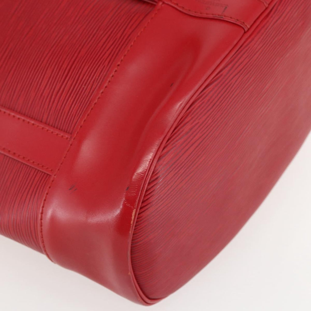 Louis Vuitton Randonnee Backpack Epi Leather Red Leather Shoulder Bag Bag (Pre-Owned)