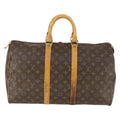 Louis Vuitton Keepall Bag Monogram Canvas Brown Canvas Travel Bag Bag (Pre-Owned)