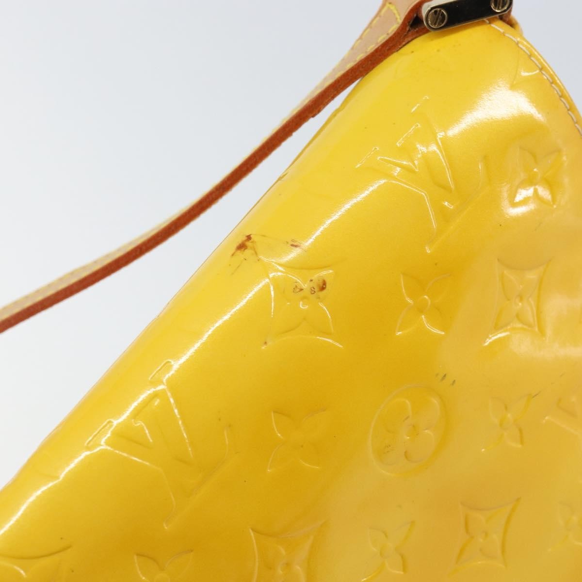 Louis Vuitton Thompson Street Handbag Monogram Vernis Yellow Patent_Leather Shoulder Bag Bag (Pre-Owned)