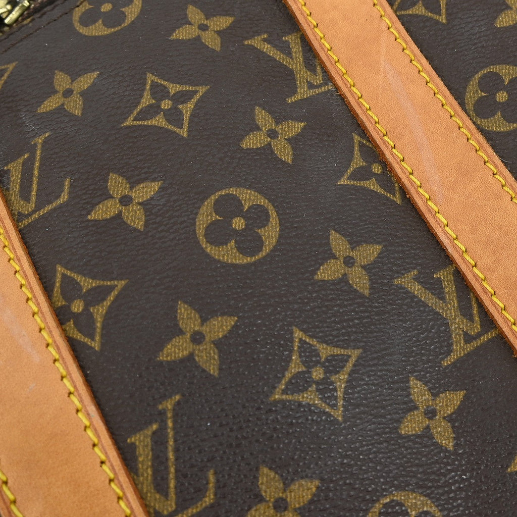Louis Vuitton Keepall Bag Monogram Canvas Brown Canvas Travel Bag Bag (Pre-Owned)