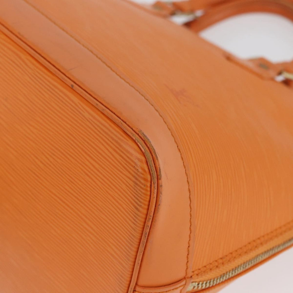 Louis Vuitton Vintage Alma Handbag Epi Leather Orange Leather Handbag (Pre-Owned)