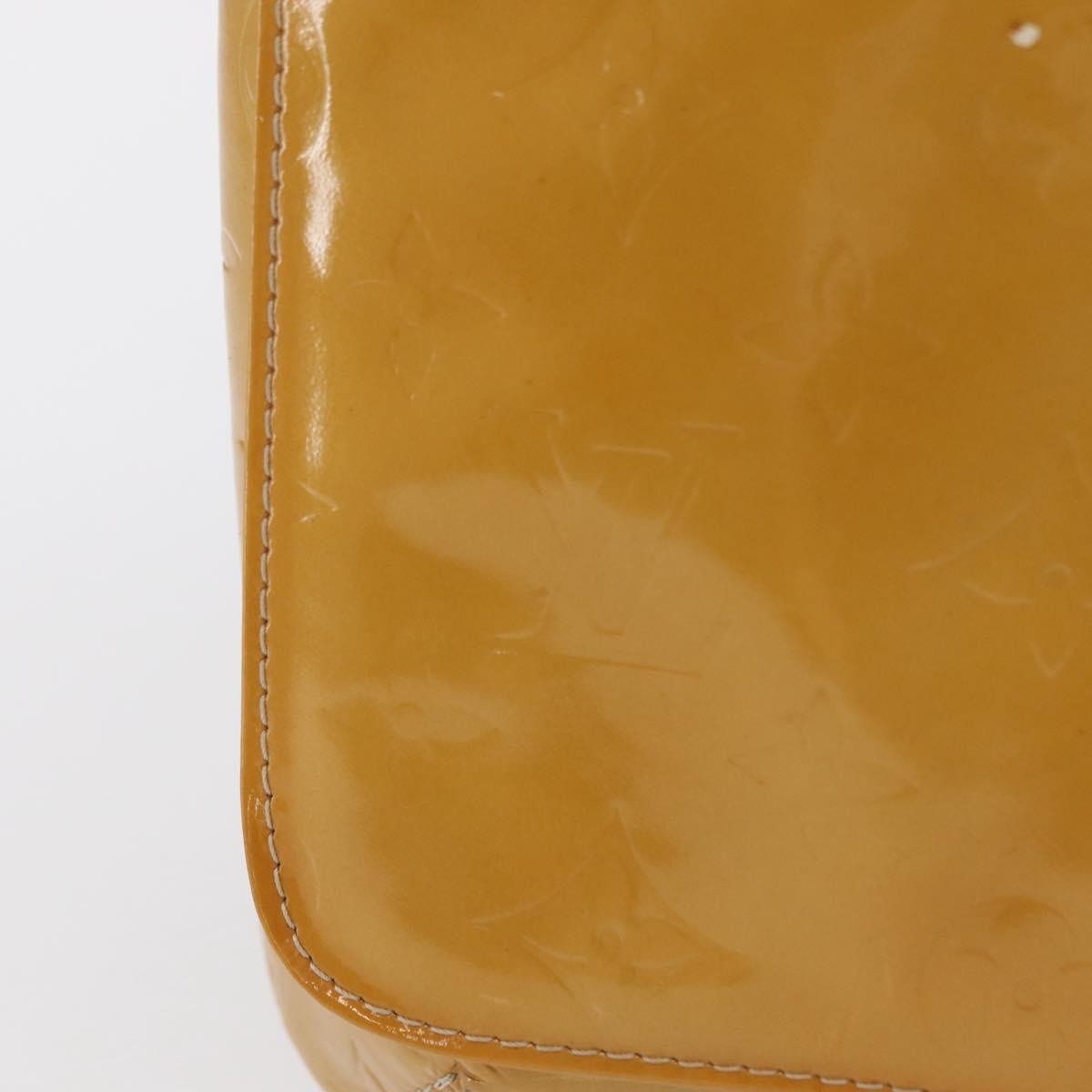 Louis Vuitton Thompson Street Handbag Monogram Vernis Yellow Patent_Leather Shoulder Bag Bag (Pre-Owned)