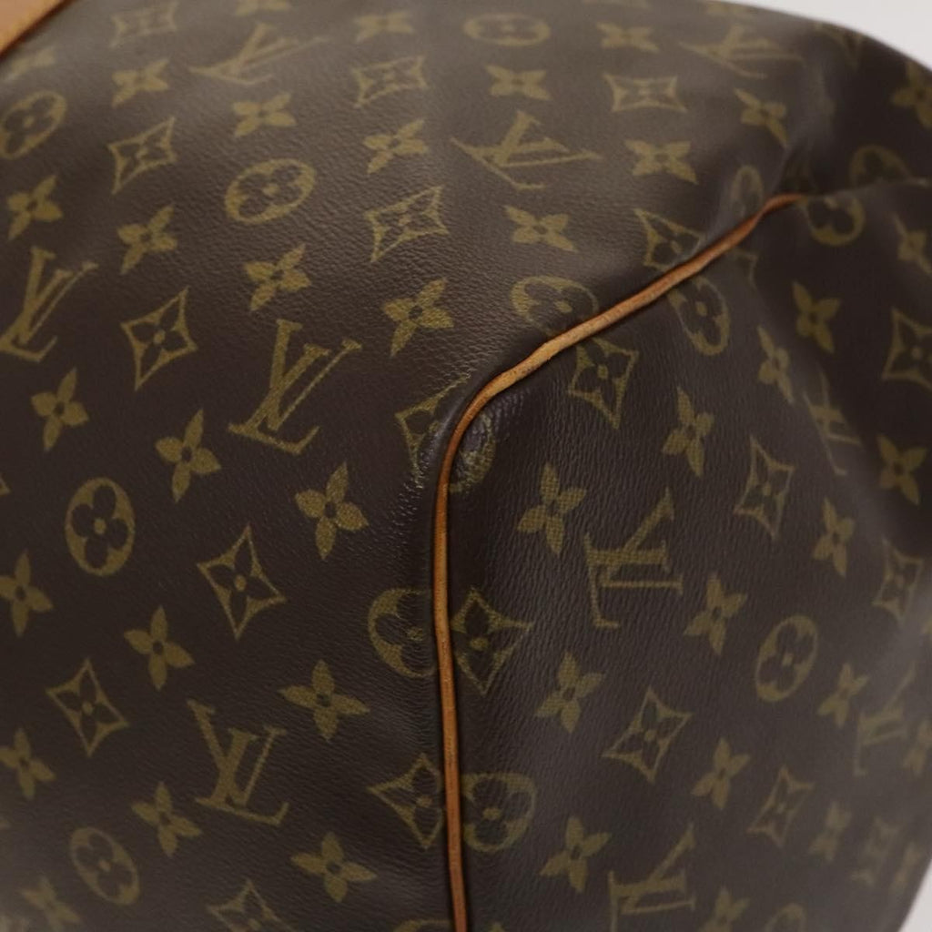 Louis Vuitton Keepall Bag Monogram Canvas Brown Canvas Travel Bag Bag (Pre-Owned)