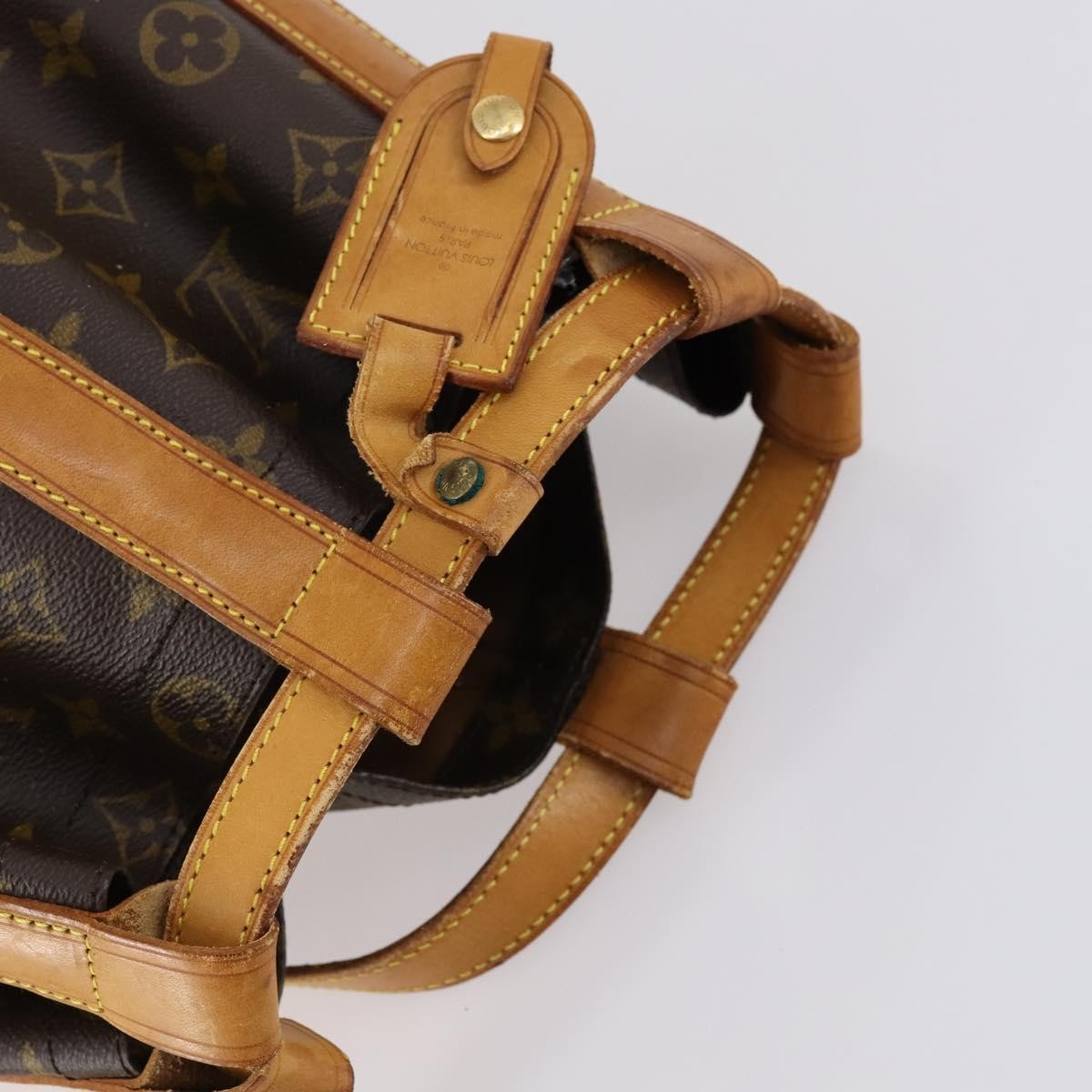 Louis Vuitton Romeo Gigli Handbag Monogram Canvas Brown Canvas Shoulder Bag Bag (Pre-Owned)