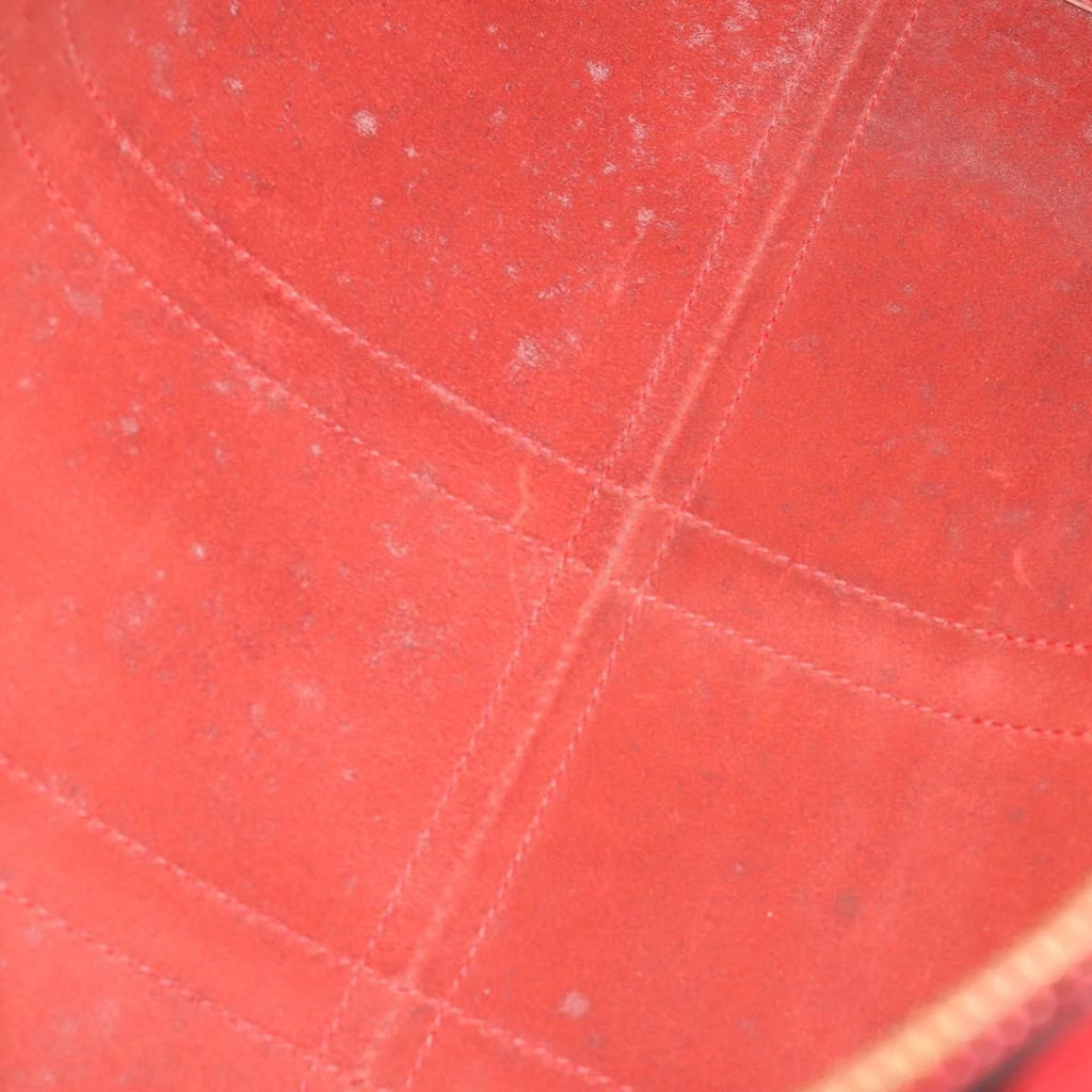 Louis Vuitton Keepall Bag Epi Leather Red Leather Travel Bag Bag (Pre-Owned)