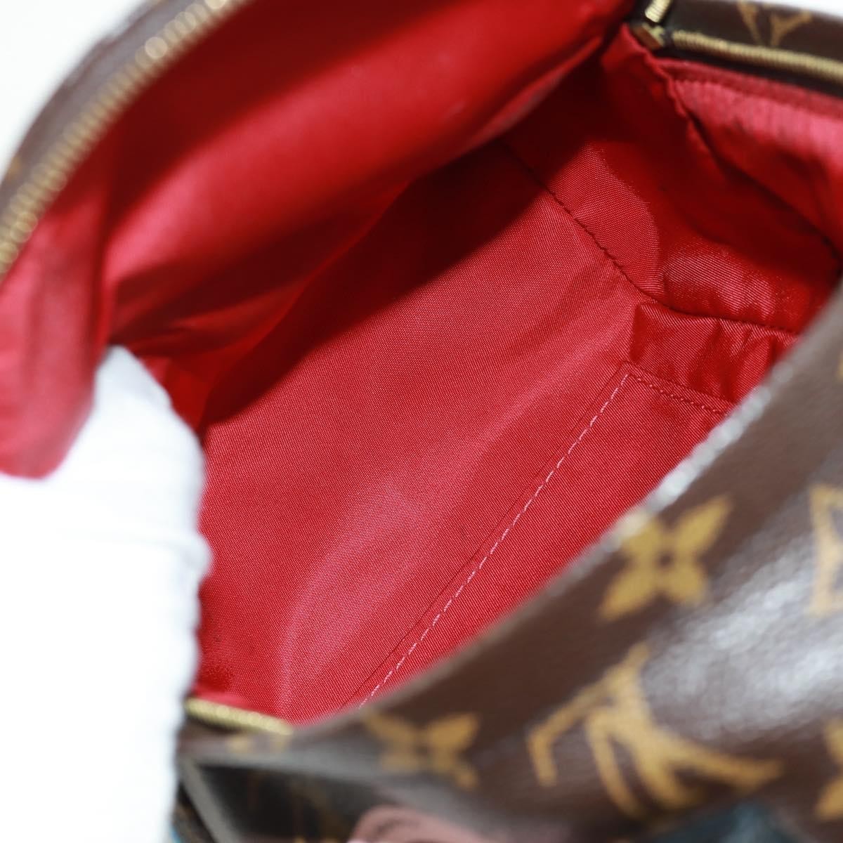 Louis Vuitton Palm Springs Backpack Limited Edition World Tour Monogram Canvas Brown Canvas Backpack Bag (Pre-Owned)