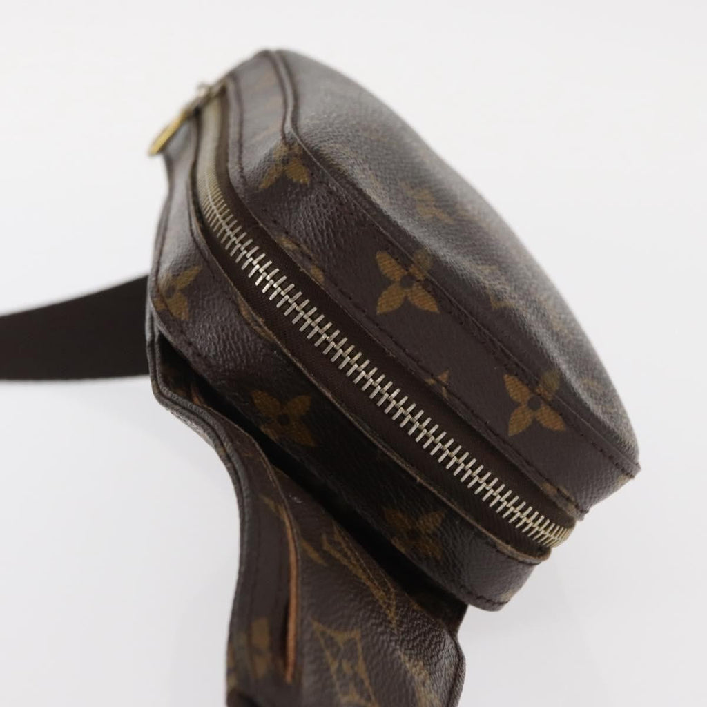 Louis Vuitton Geronimos Waist Bag Monogram Canvas Brown Canvas Shoulder Bag Bag (Pre-Owned)
