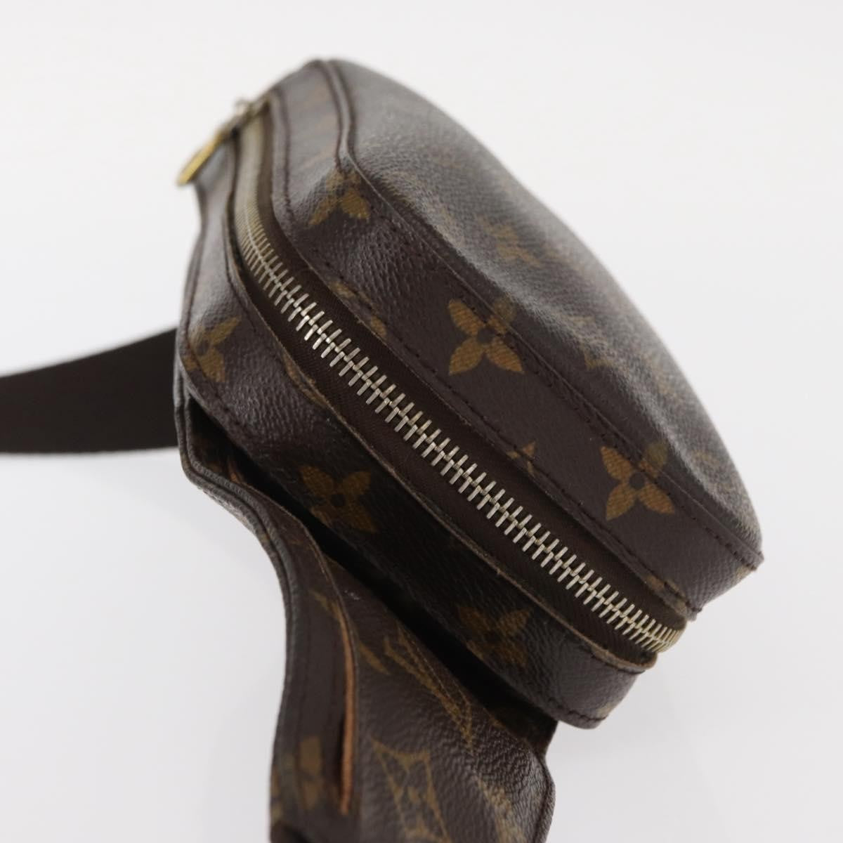 Louis Vuitton Geronimos Waist Bag Monogram Canvas Brown Canvas Shoulder Bag Bag (Pre-Owned)