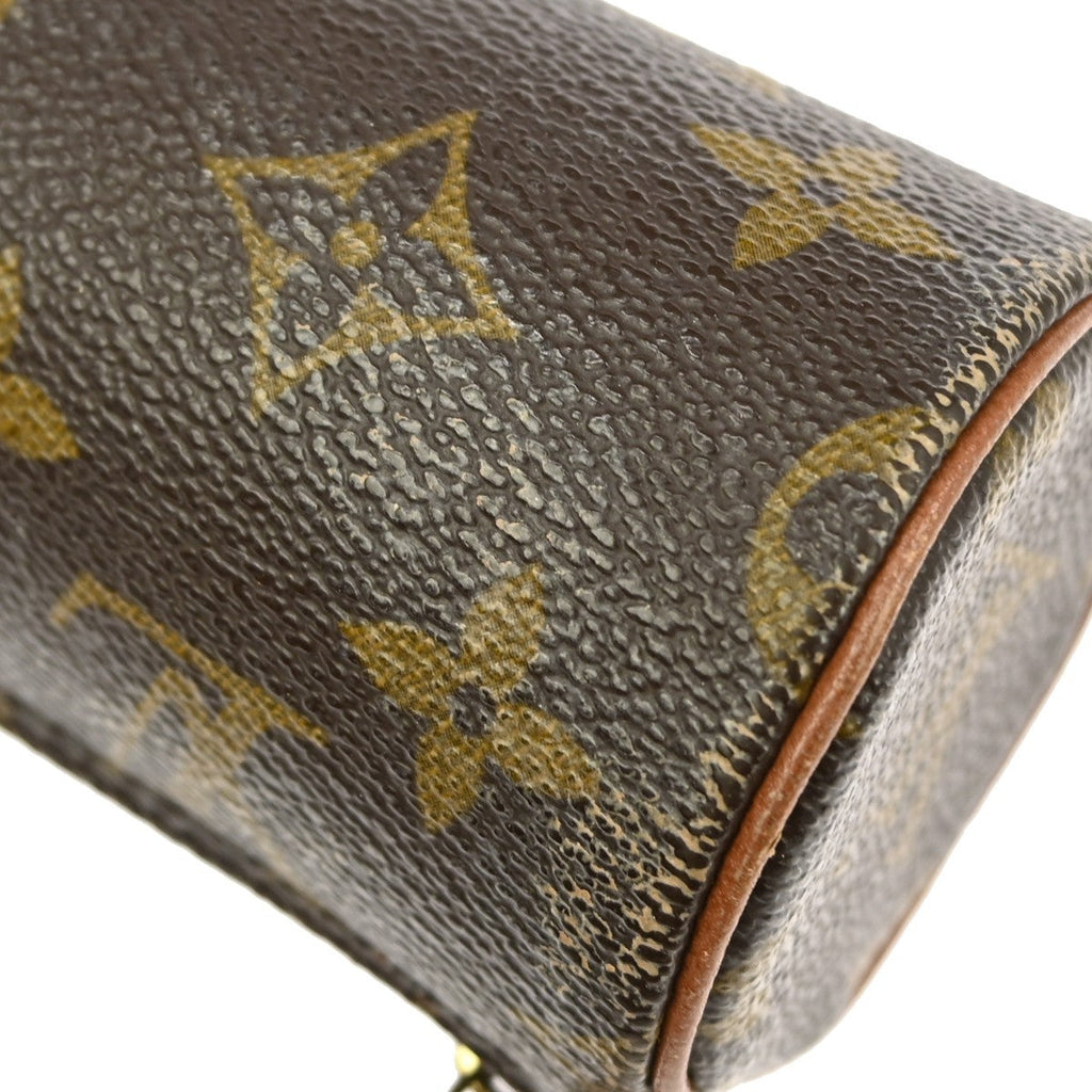 Louis Vuitton Papillon Pochette Monogram Canvas Brown Canvas Clutche & Pouche Bag (Pre-Owned)