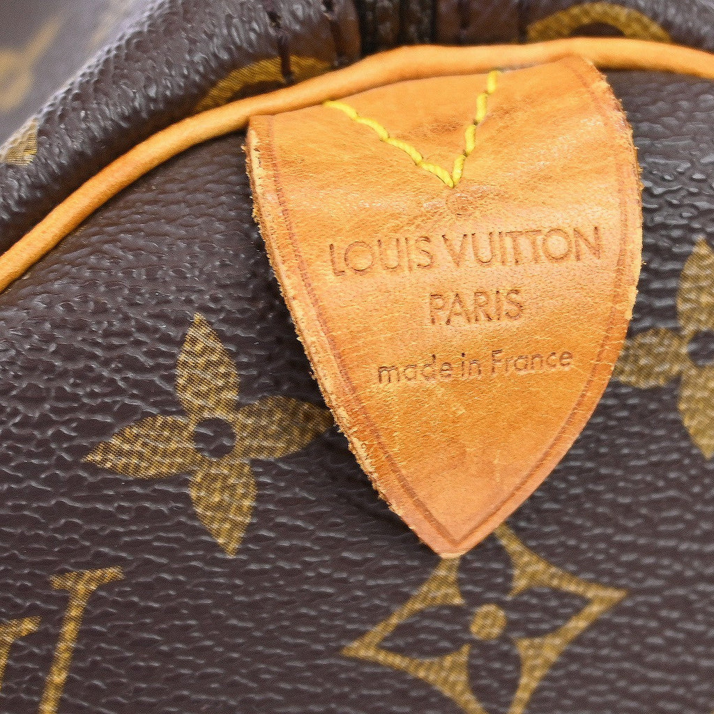 Louis Vuitton Keepall Bag Monogram Canvas Brown Canvas Travel Bag Bag (Pre-Owned)
