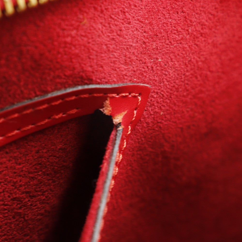 Louis Vuitton Saint Jacques Handbag Epi Leather Red Leather Shoulder Bag Bag (Pre-Owned)