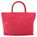 Prada Vintage Handbag Satin Red Satin Handbag (Pre-Owned)