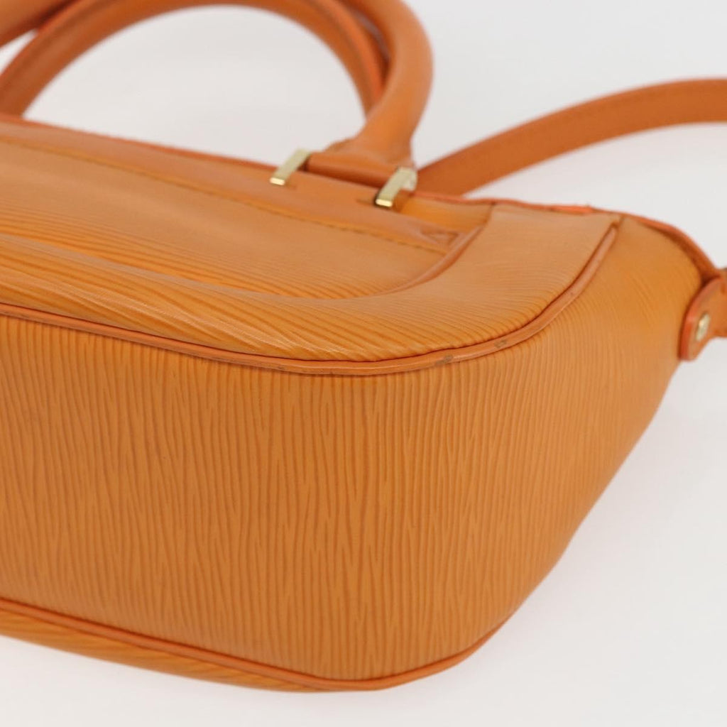 Louis Vuitton Danura Handbag Epi Orange Leather Handbag (Pre-Owned)