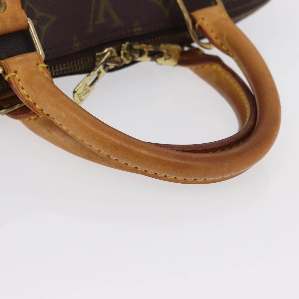 Louis Vuitton Alma Handbag Monogram Canvas Brown Canvas Handbag (Pre-Owned)