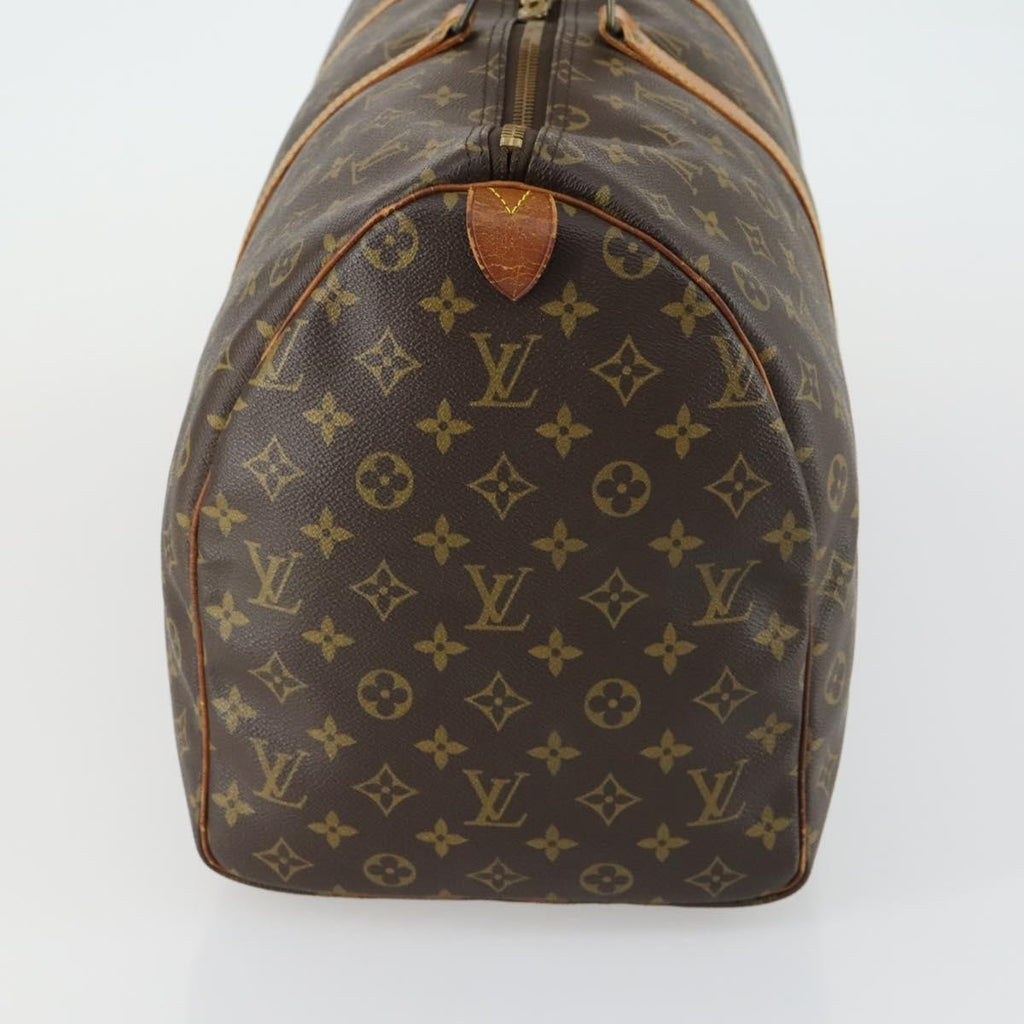 Louis Vuitton Keepall Bag Monogram Canvas Brown Canvas Travel Bag Bag (Pre-Owned)