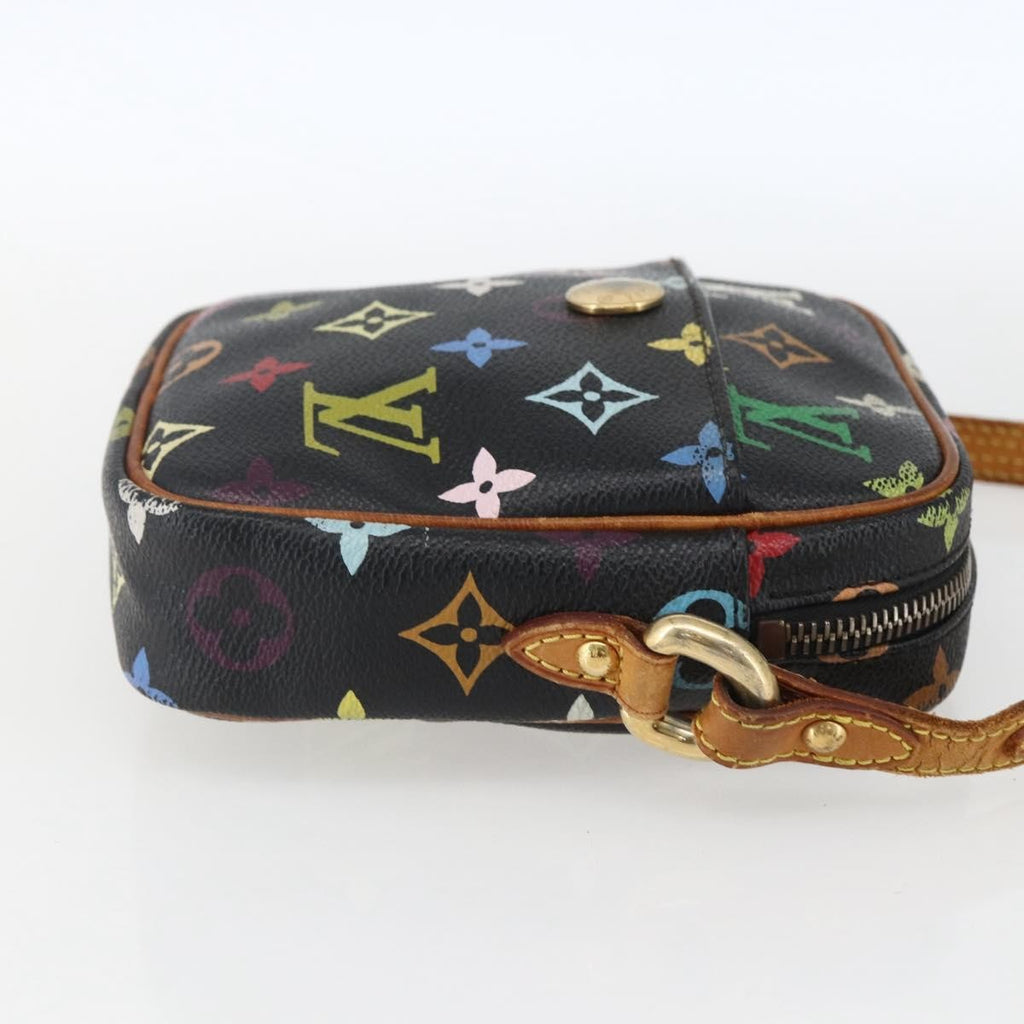 Louis Vuitton Rift Handbag Monogram Multicolor Black Canvas Shoulder Bag Bag (Pre-Owned)