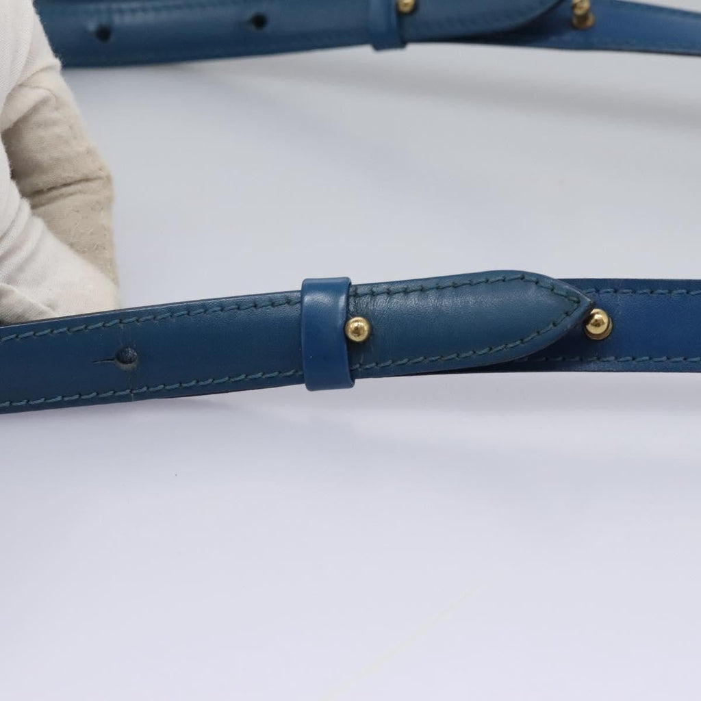 Louis Vuitton Cluny Shoulder Bag Epi Leather Blue Leather Shoulder Bag Bag (Pre-Owned)
