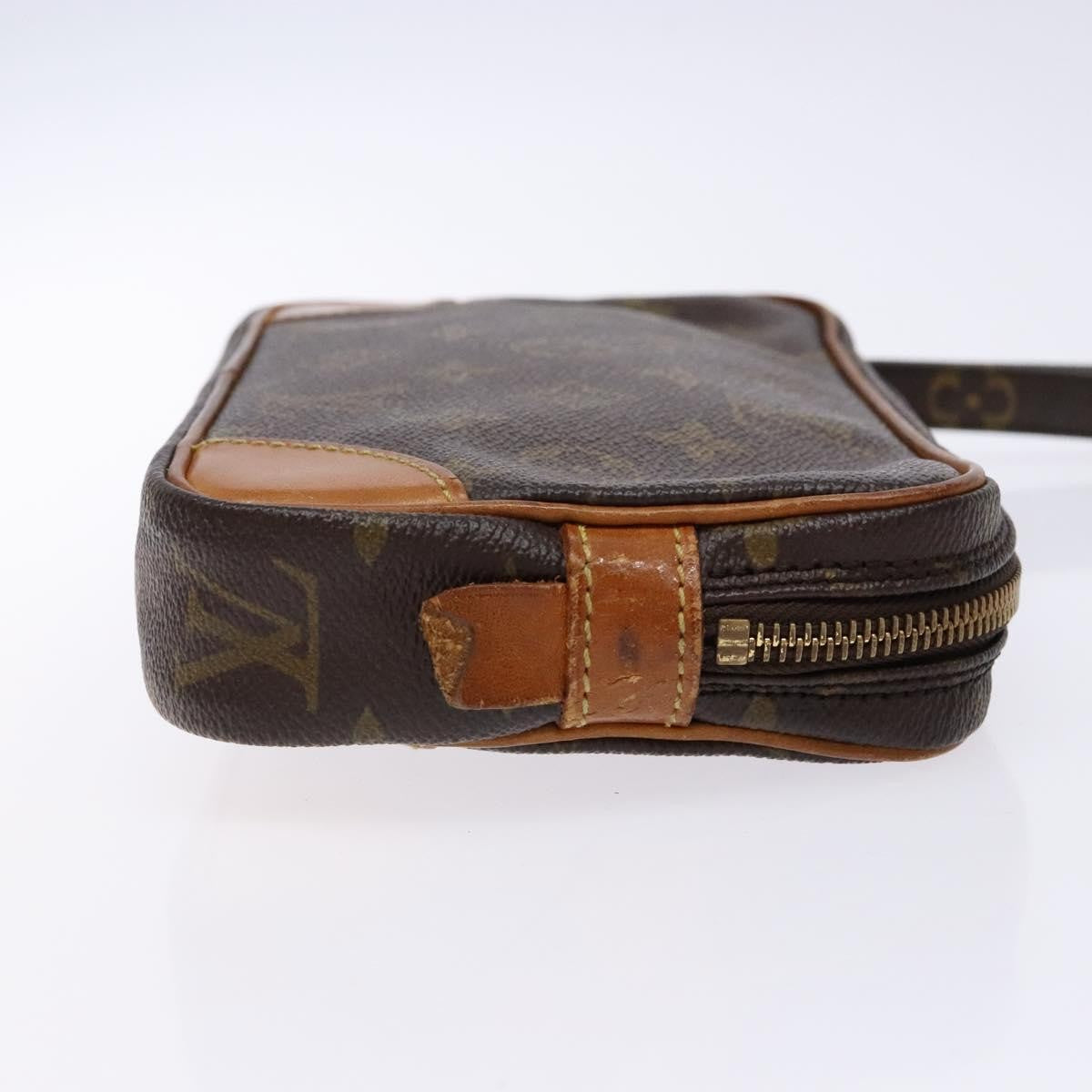Louis Vuitton Marly Dragonne Clutch Monogram Canvas Brown Canvas Clutche & Pouche Bag (Pre-Owned)