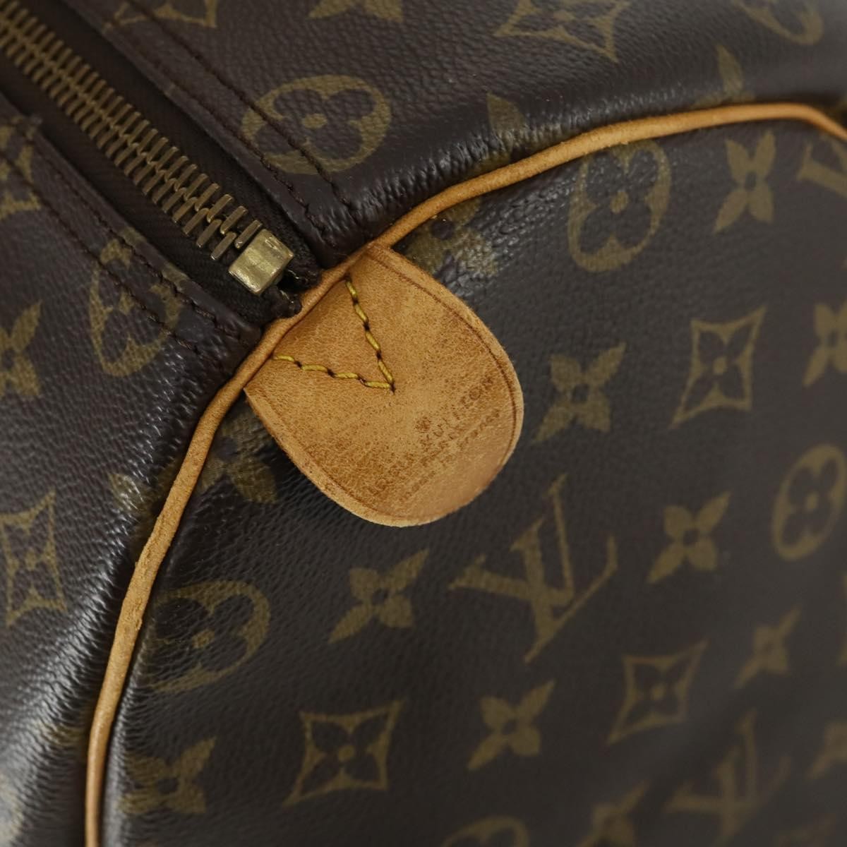 Louis Vuitton Keepall Bag Monogram Canvas Brown Canvas Travel Bag Bag (Pre-Owned)