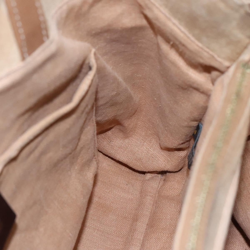 Fendi 2Jours Bag Canvas Beige Canvas Tote Bag Bag (Pre-Owned)