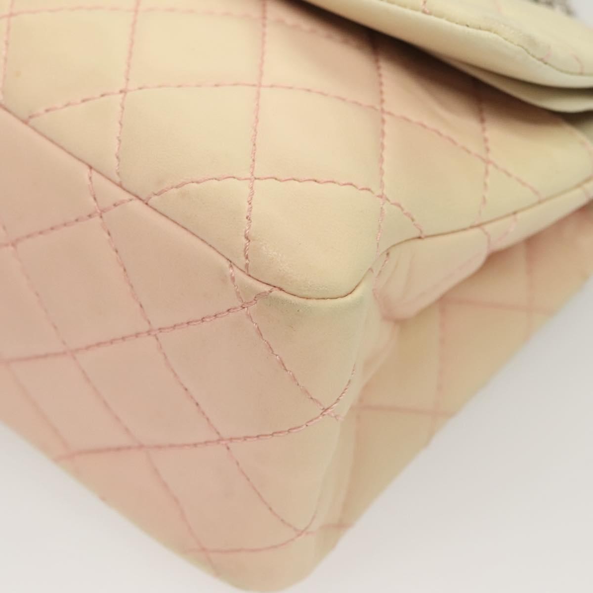 Chanel Reissue 2.55 Flap Bag Quilted Calfskin Pink Lamb_Skin Bag (Pre-Owned)