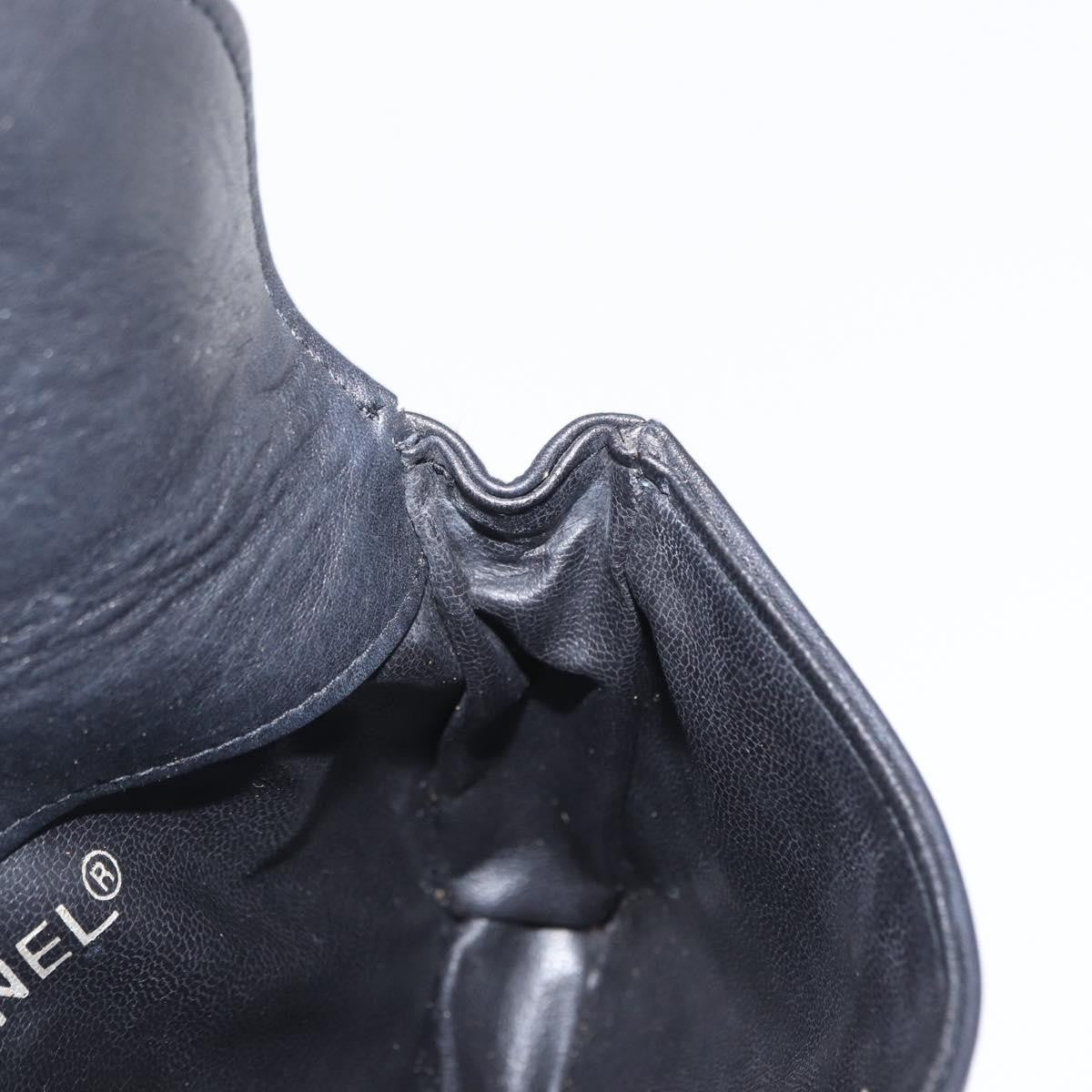 Chanel Chain Envelope Belt Bag Quilted Calfskin Black Leather Clutche & Pouche Bag (Pre-Owned)