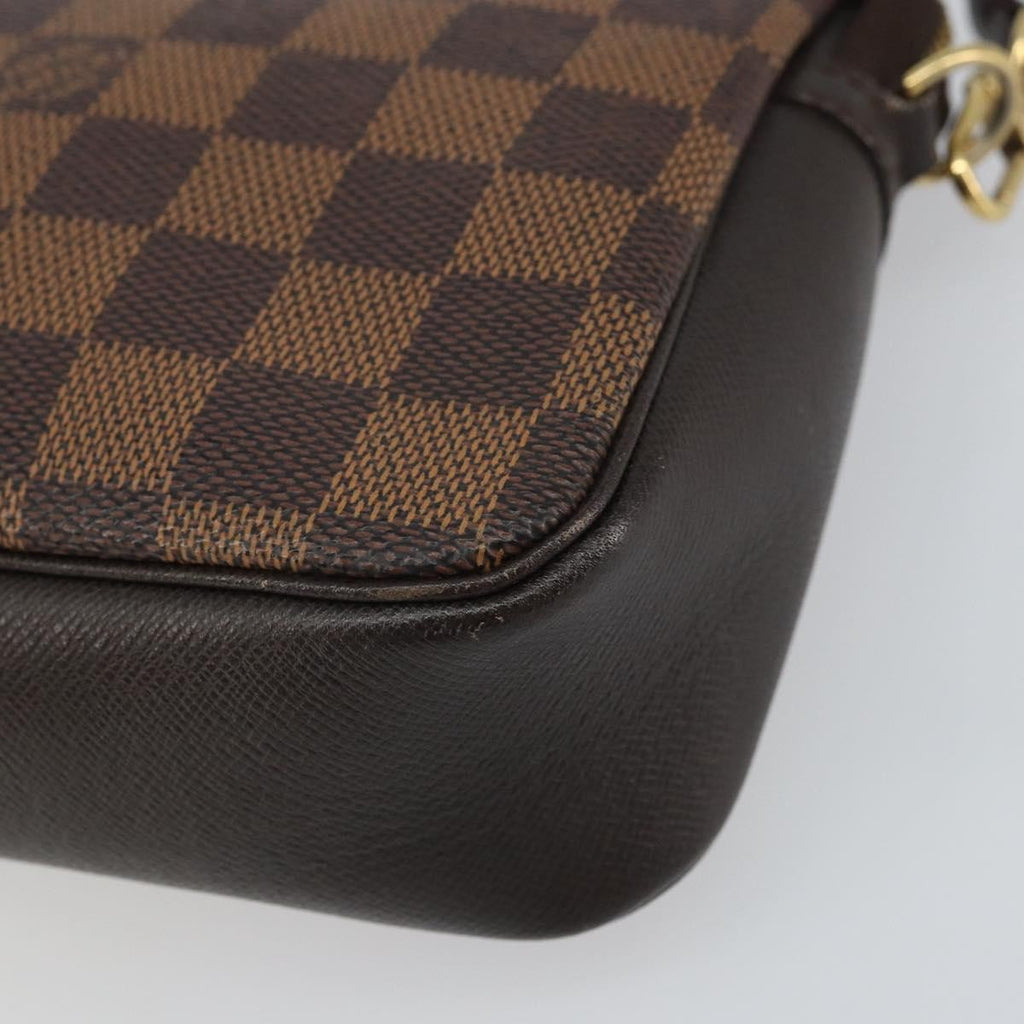 Louis Vuitton Trousse Make Up Bag Damier Canvas Brown Canvas Clutche & Pouche Bag (Pre-Owned)