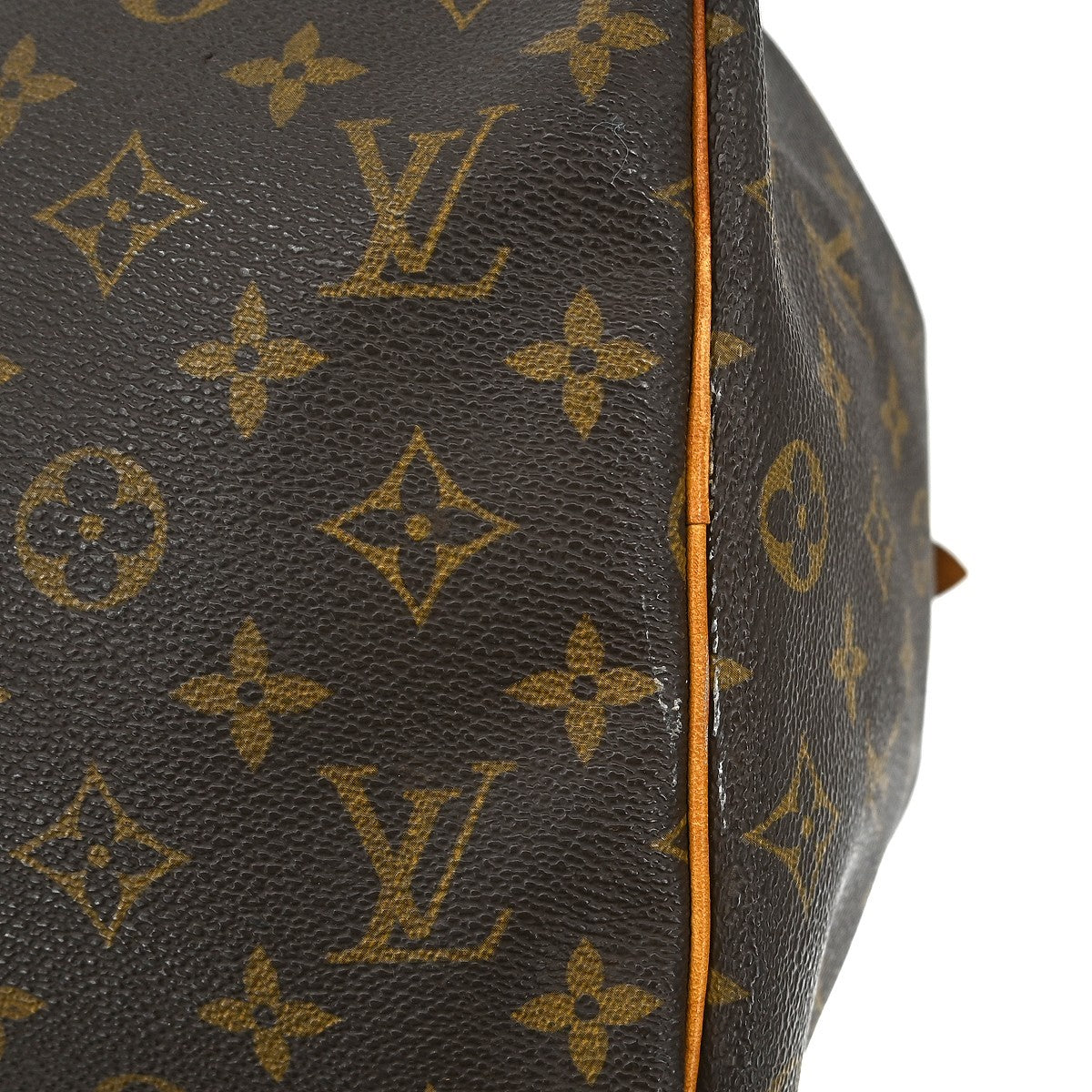Louis Vuitton Keepall Bag Monogram Canvas Brown Canvas Travel Bag Bag (Pre-Owned)