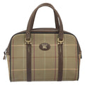 Burberry Nova Handbag Canvas Beige Canvas Handbag (Pre-Owned)