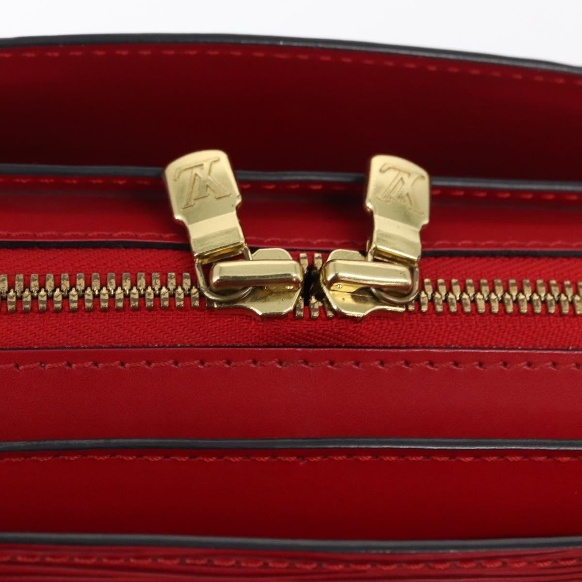 Louis Vuitton Pont Neuf Handbag Epi Leather Red Leather Handbag (Pre-Owned)