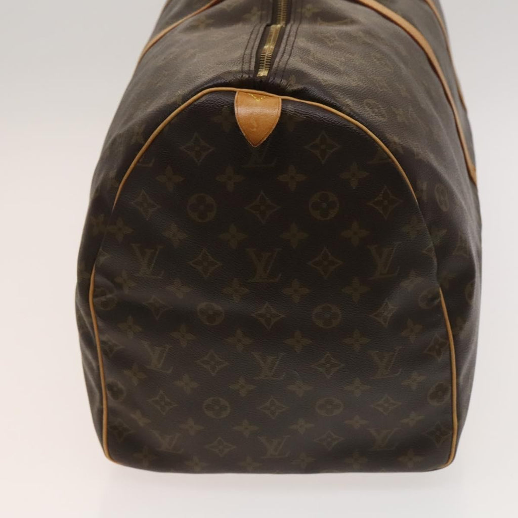 Louis Vuitton Keepall Bag Monogram Canvas Brown Canvas Travel Bag Bag (Pre-Owned)