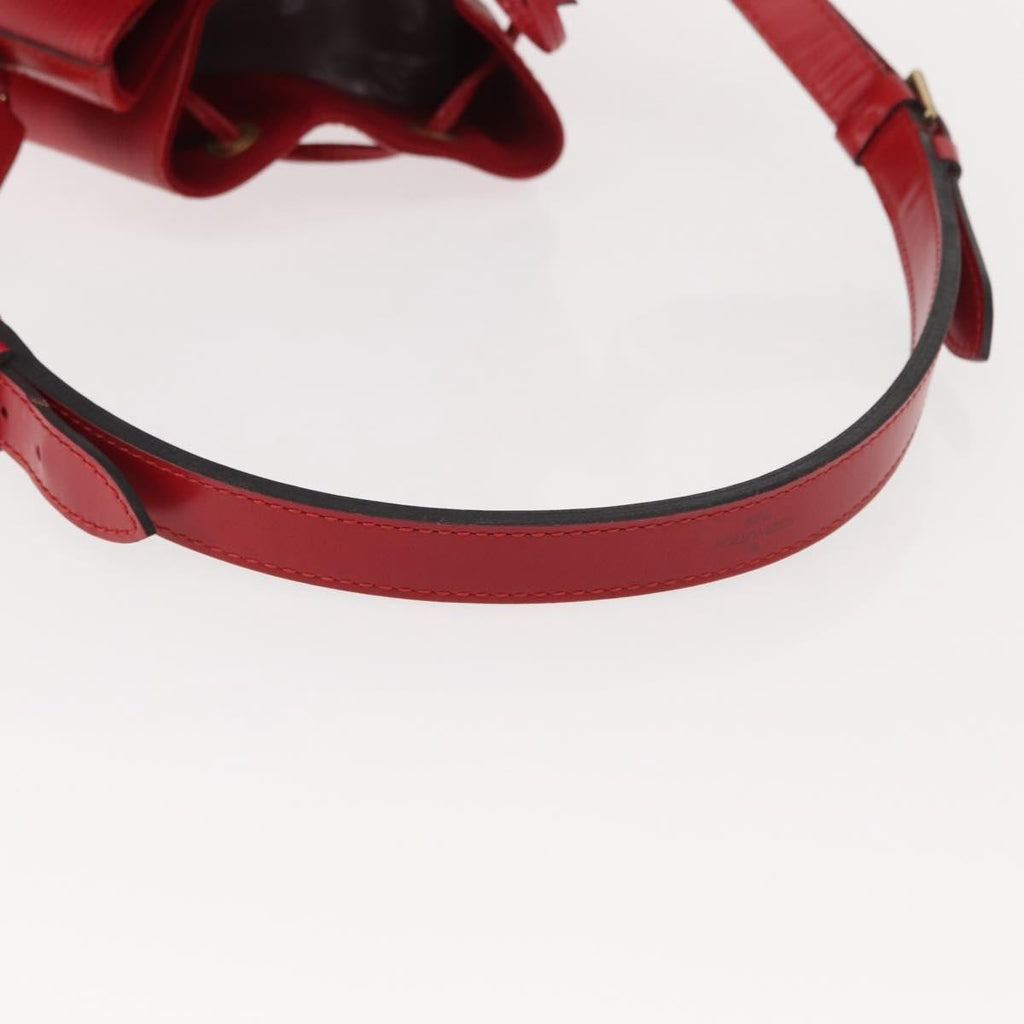 Louis Vuitton Noe Handbag Epi Leather Red Leather Shoulder Bag Bag (Pre-Owned)