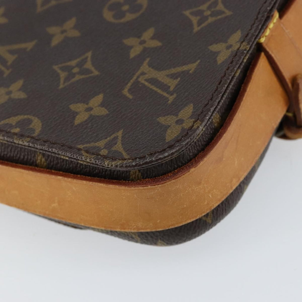 Louis Vuitton Cartouchiere Handbag Monogram Canvas Brown Canvas Shoulder Bag Bag (Pre-Owned)